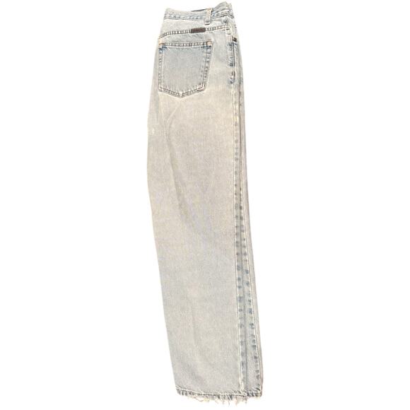 Liz Claiborne Vintage High Rise Mom Jeans 8 Light Wash Distressed 90s Denim - Picture 3 of 9